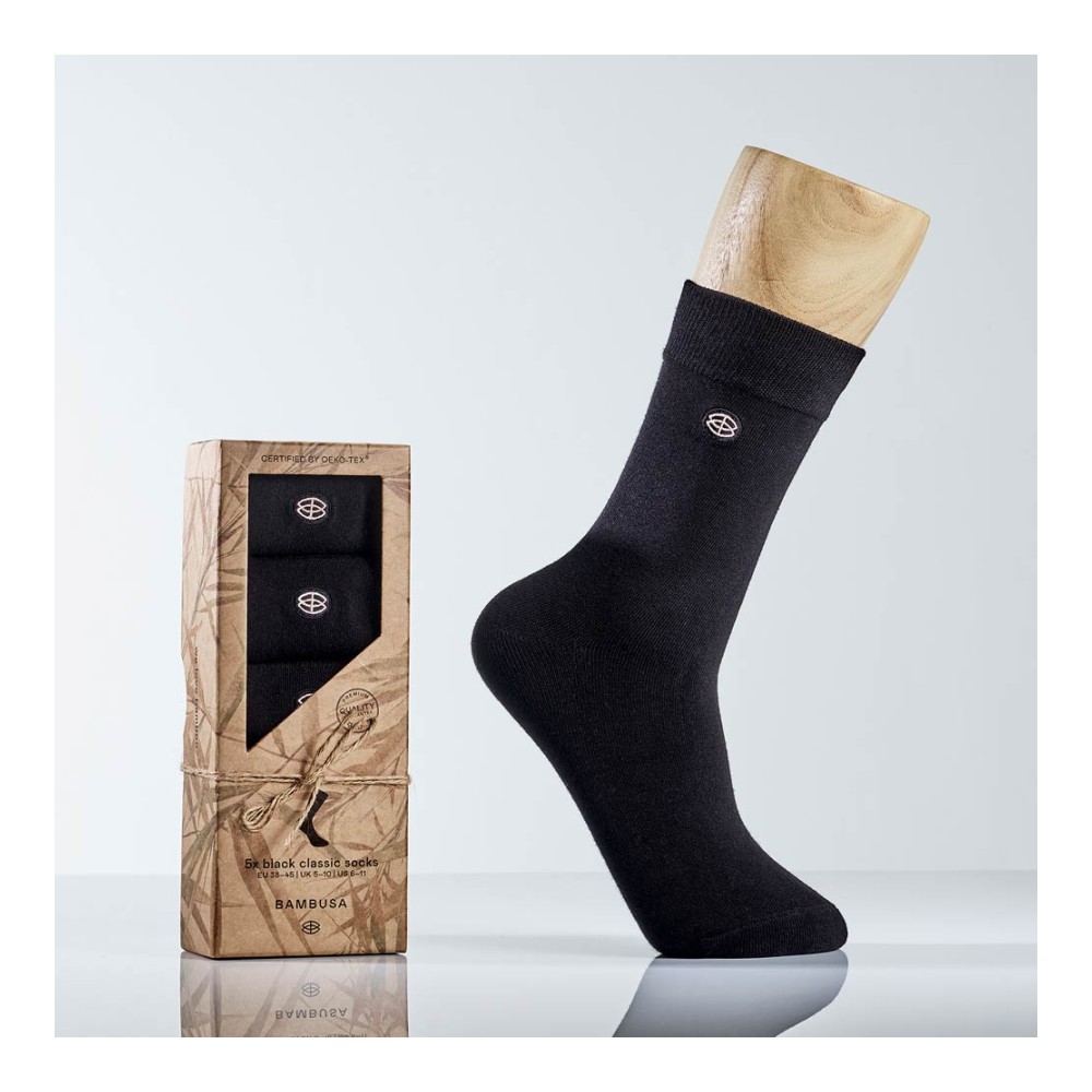 Bambusa sorte dressokker, 5 par